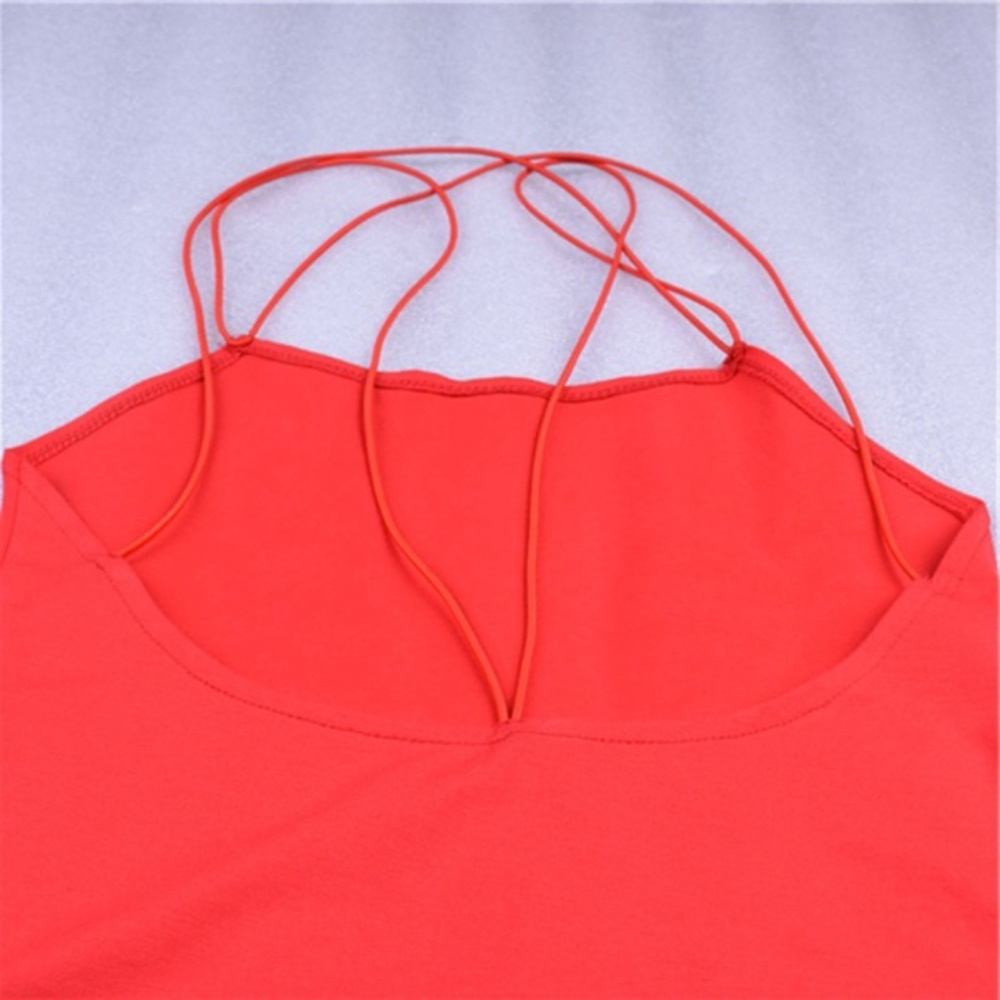 LAST M❤️Sexy straps criss cross open back bodysuit - Picture 5 of 6